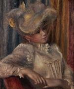 Woman with a Hat Auguste renoir